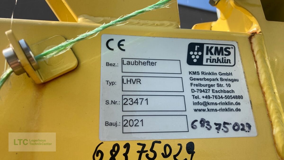 Sonstige Obsttechnik & Weinbautechnik типа Sonstige KMS Rinklin Laubhefter DL 3000 H Vario, Vorführmaschine в Korneuburg (Фотография 10)