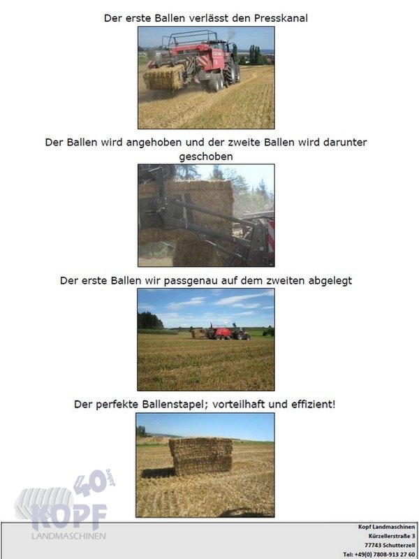 Sonstige Pressen des Typs Kopf Ballenstapler für Quadrant, Gebrauchtmaschine in Schutterzell (Bild 6)