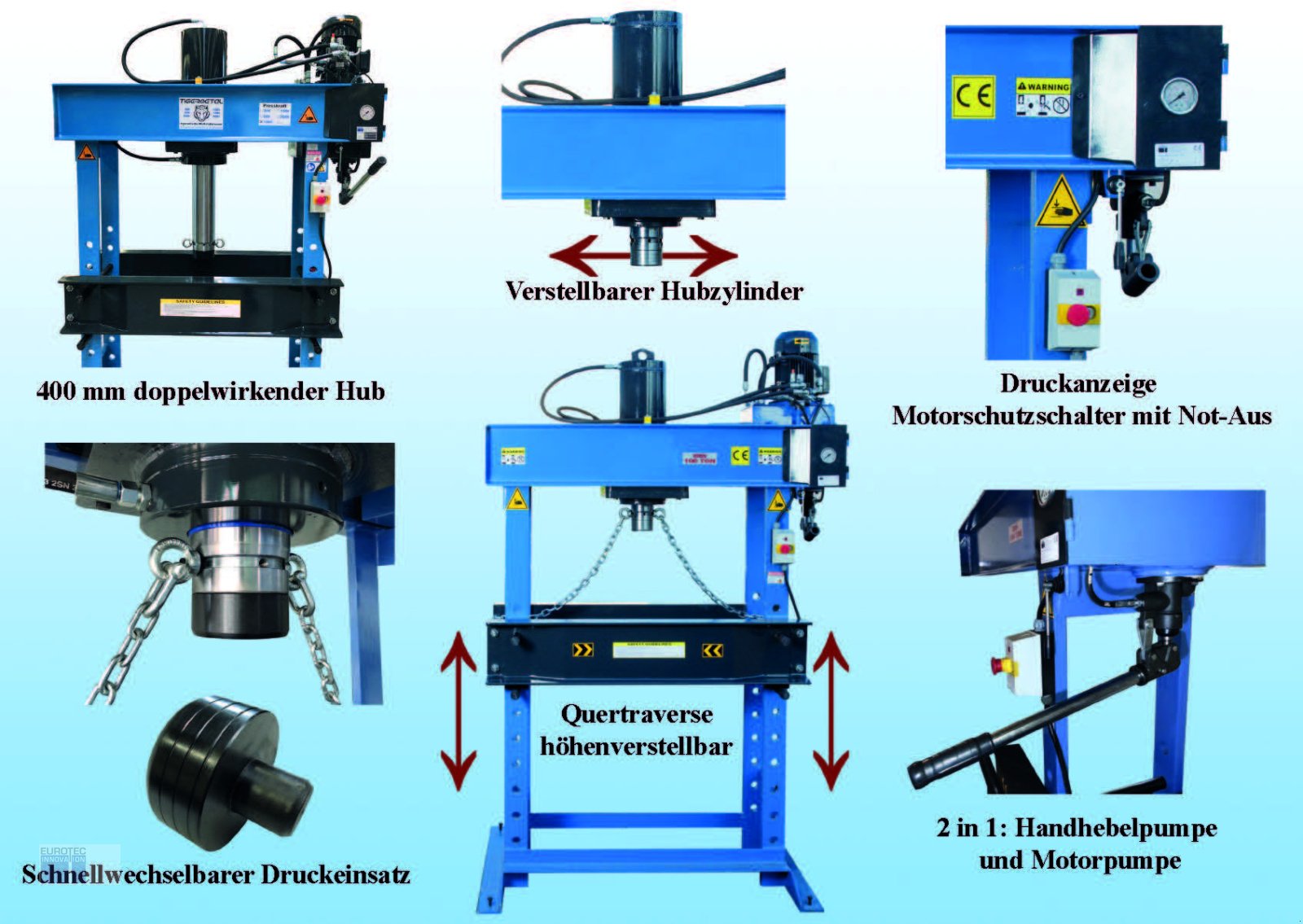 Sonstige Pressen Türe ait Tigermetal Presse hydraulisch 30 Tonnen, Neumaschine içinde Paderborn (resim 4)