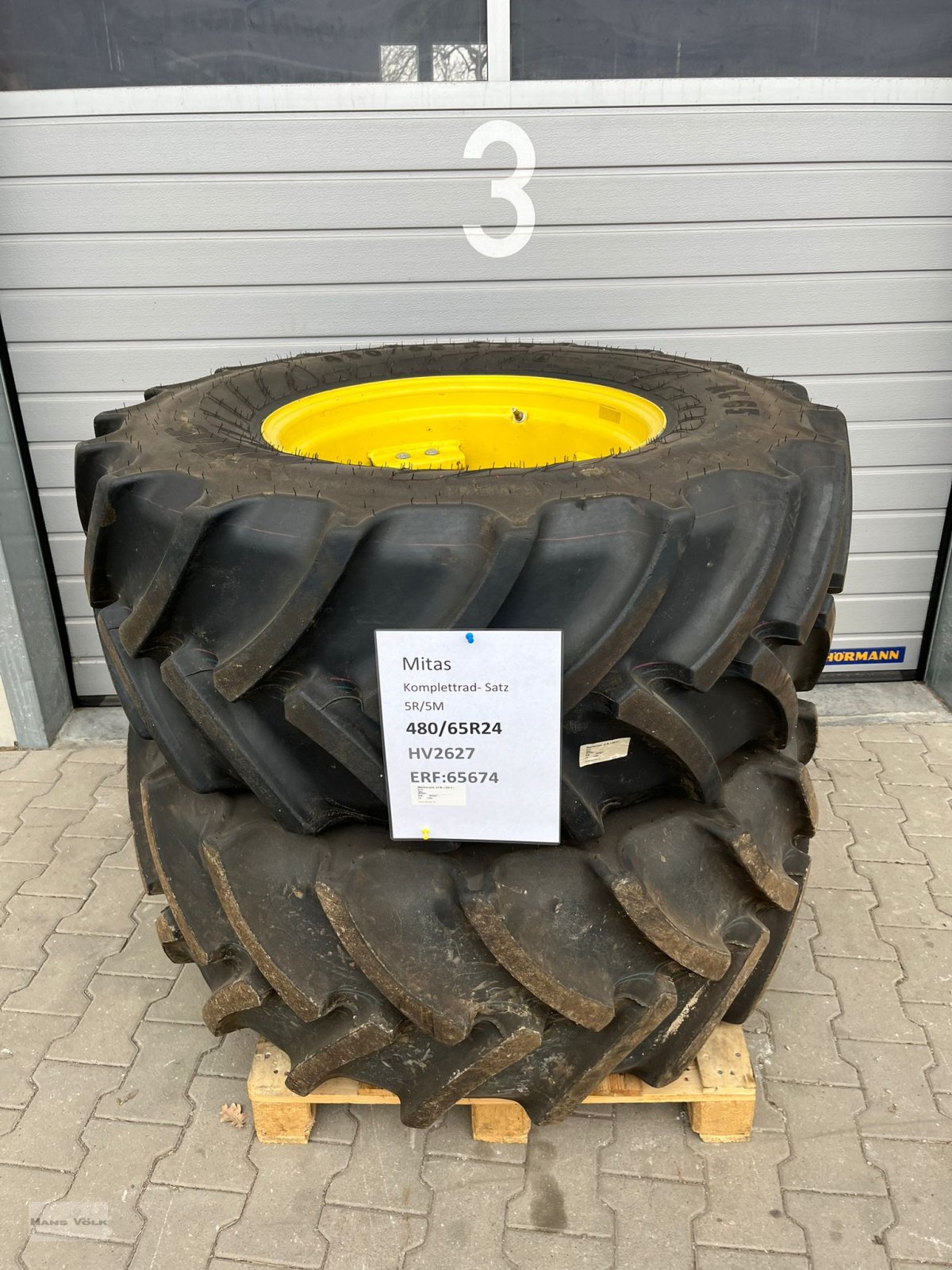 Sonstige Räder & Reifen & Felgen du type Mitas 480/65R24, Neumaschine en Antdorf (Photo 4)