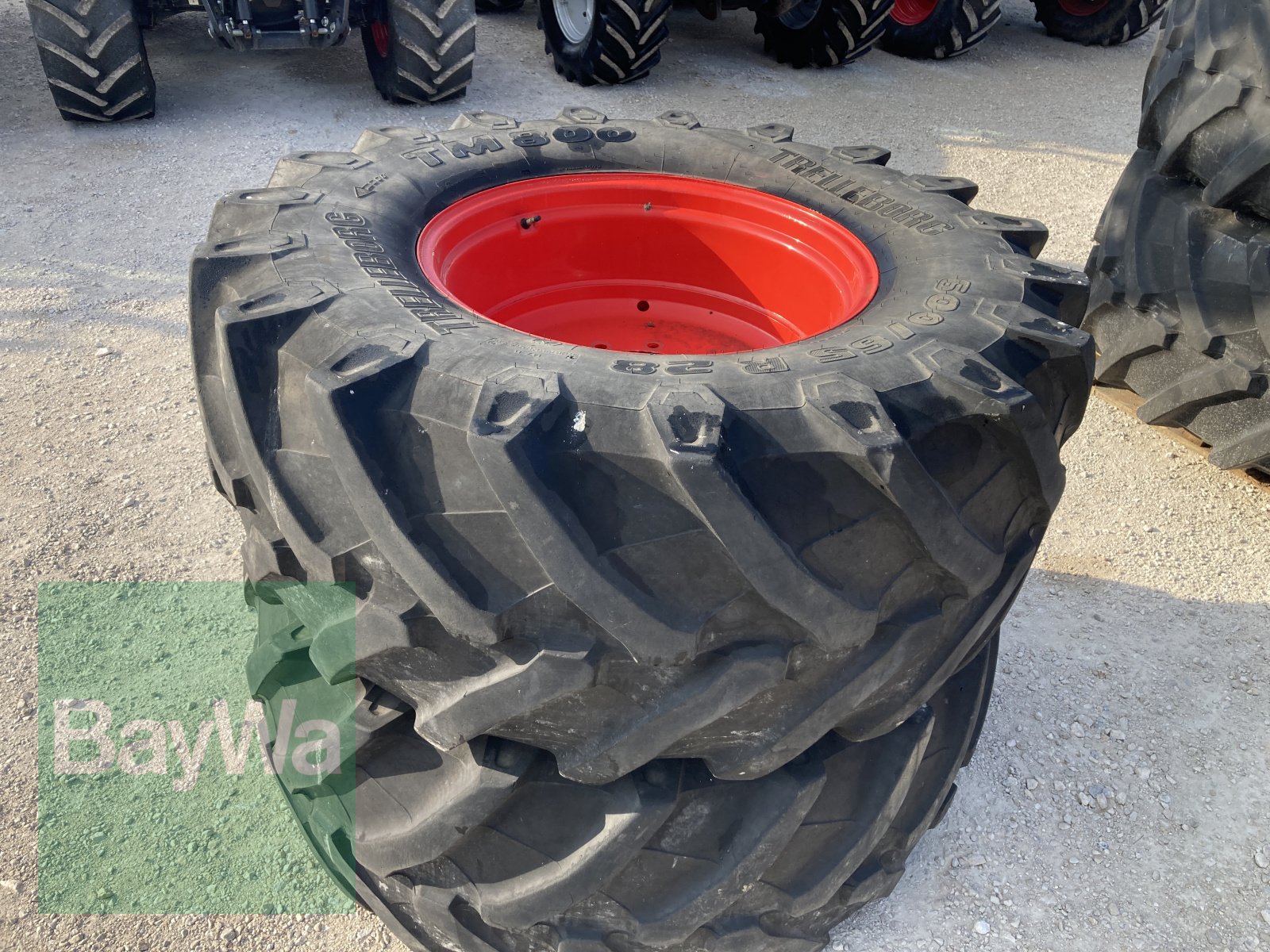 Sonstige Räder & Reifen & Felgen Türe ait Trelleborg Rädersatz 600/65 R28 + 650/75 R38 passend für Fendt 700 S4/SCR, Gebrauchtmaschine içinde Dinkelsbühl (resim 3)