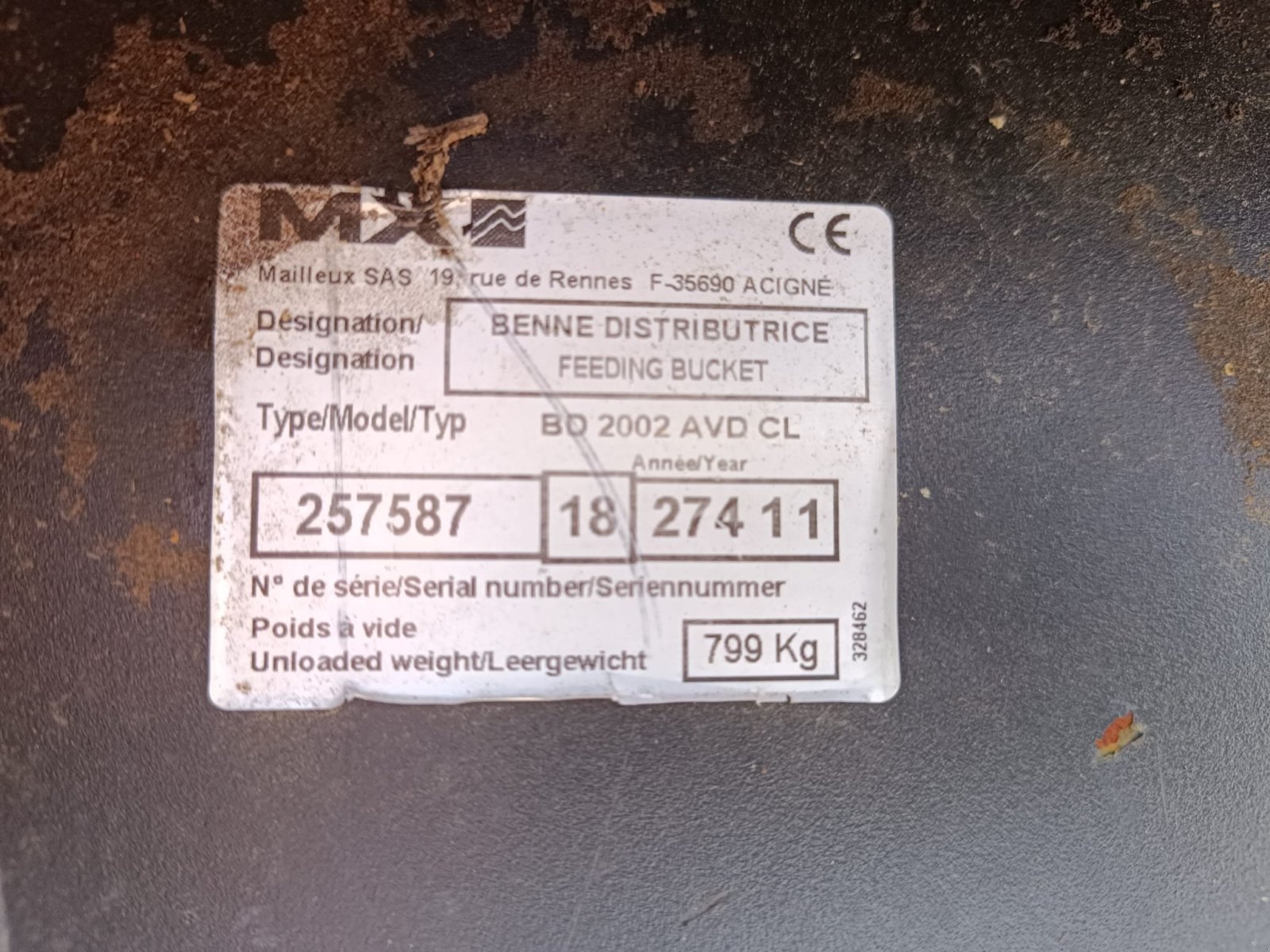 Sonstige Rübentechnik tipa Mailleux BD1400, Gebrauchtmaschine u Le Horps (Slika 3)