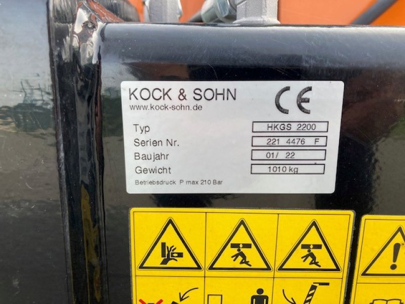 Sonstige Stalltechnik a típus Kock & Sohn Hochkippgreifschaufel 2200, Gebrauchtmaschine ekkor: Lohe-Rickelshof (Kép 2)