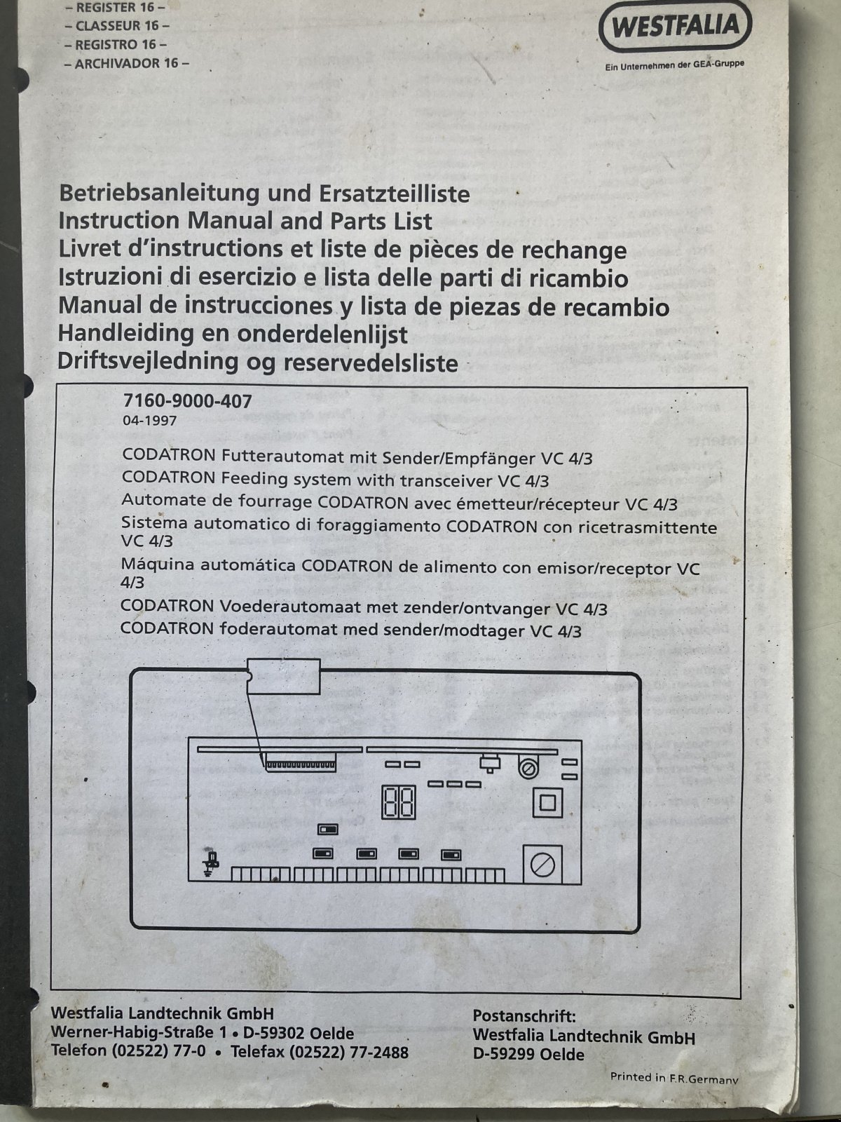 Sonstige Stalltechnik del tipo Westfalia Stalleinrichtung, Gebrauchtmaschine en Blaibach (Imagen 3)