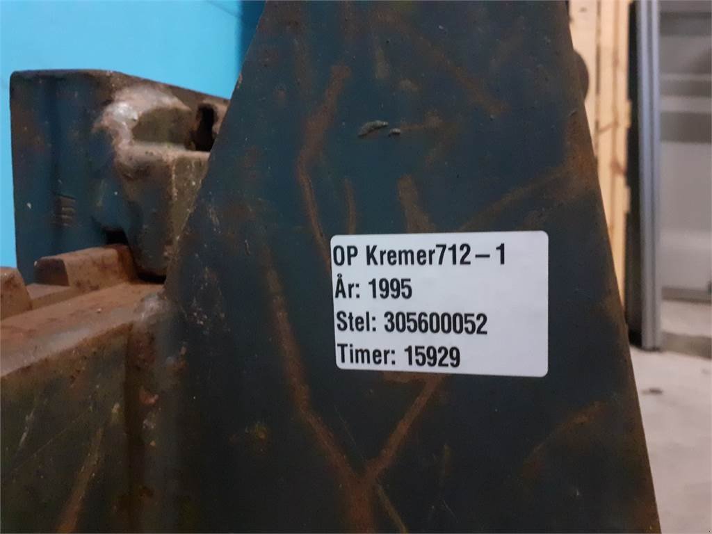 Sonstige Stapler типа Kramer 712 Pallegaffler, Gebrauchtmaschine в Hemmet (Фотография 20)