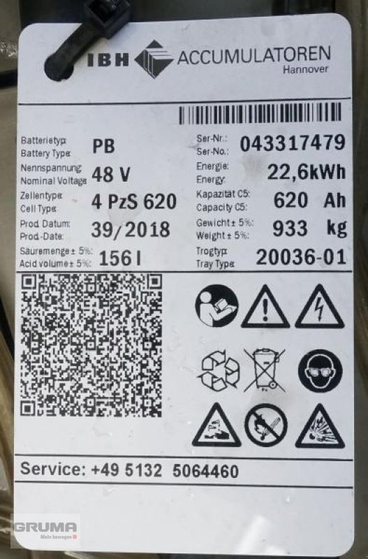 Sonstige Teile typu Aim 48 Volt 4 PzS 620 Ah, Gebrauchtmaschine v Friedberg-Derching (Obrázek 5)