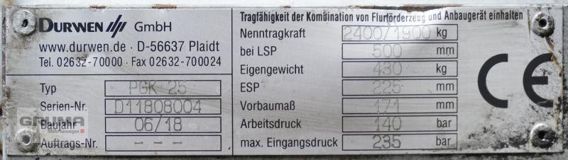 Sonstige Teile Türe ait Durwen PGK25-S, Gebrauchtmaschine içinde Friedberg-Derching (resim 4)