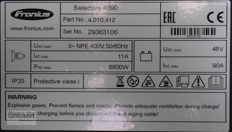 Sonstige Teile του τύπου Fronius Fronius Selectiva 4090  48V / 90A, Gebrauchtmaschine σε Friedberg-Derching (Φωτογραφία 6)