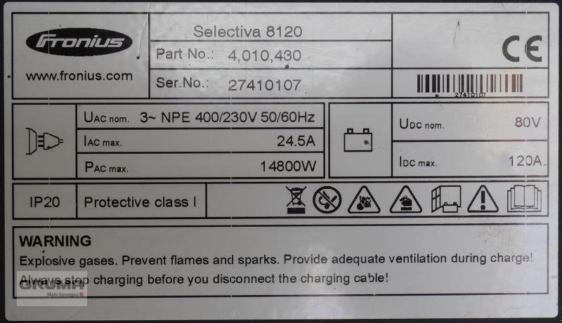 Sonstige Teile del tipo Fronius Fronius Selectiva 8120  80/120 EUW, Gebrauchtmaschine en Friedberg-Derching (Imagen 5)