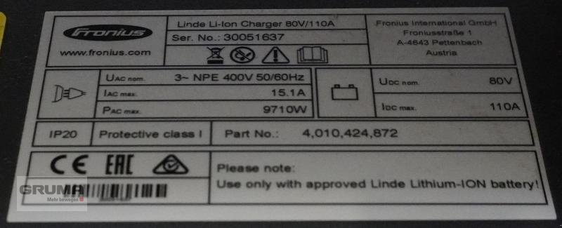 Sonstige Teile du type Fronius Li-Ion Charger 90 V READY 210 A 17 kW, Gebrauchtmaschine en Friedberg-Derching (Photo 6)