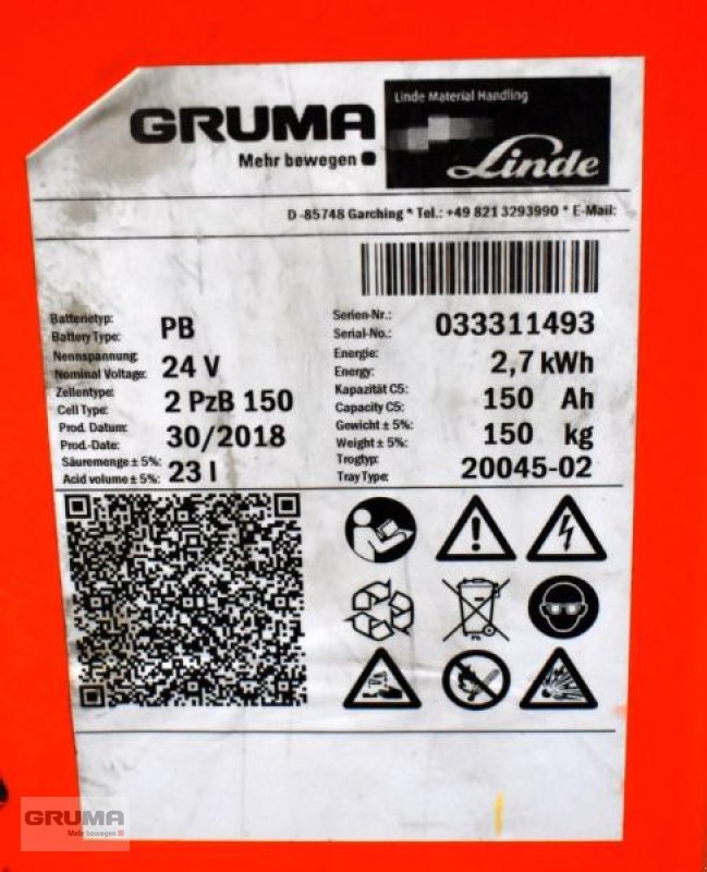 Sonstige Teile του τύπου Gruma 24 Volt 2 PzB 150 Ah, Gebrauchtmaschine σε Friedberg-Derching (Φωτογραφία 4)