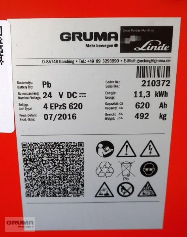 Sonstige Teile tip Gruma 24 Volt 4 PzS 620 Ah, Gebrauchtmaschine in Friedberg-Derching (Poză 5)