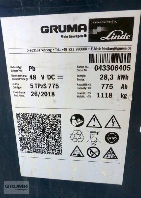 Sonstige Teile tip Gruma 48 Volt 5 PzS 775 Ah, Gebrauchtmaschine in Friedberg-Derching (Poză 4)