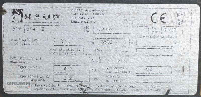 Sonstige Teile typu Kaup 3T411Z, Gebrauchtmaschine w Friedberg-Derching (Zdjęcie 5)