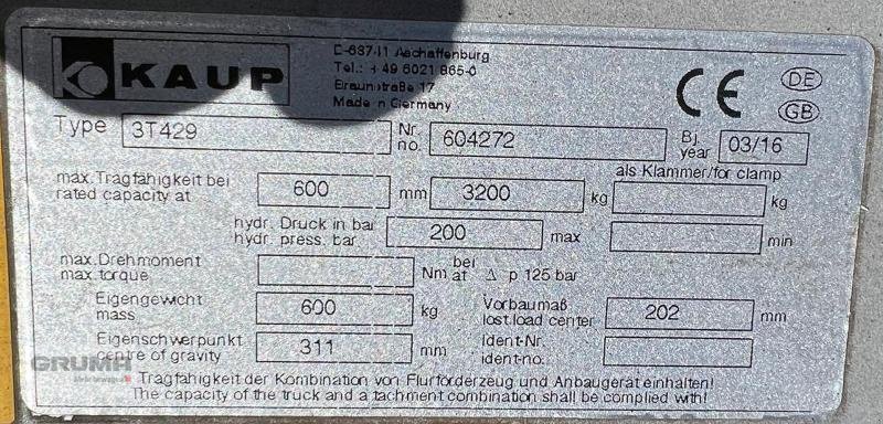 Sonstige Teile des Typs Kaup 3T429  Breite:1200mm, Gebrauchtmaschine in Friedberg-Derching (Bild 5)