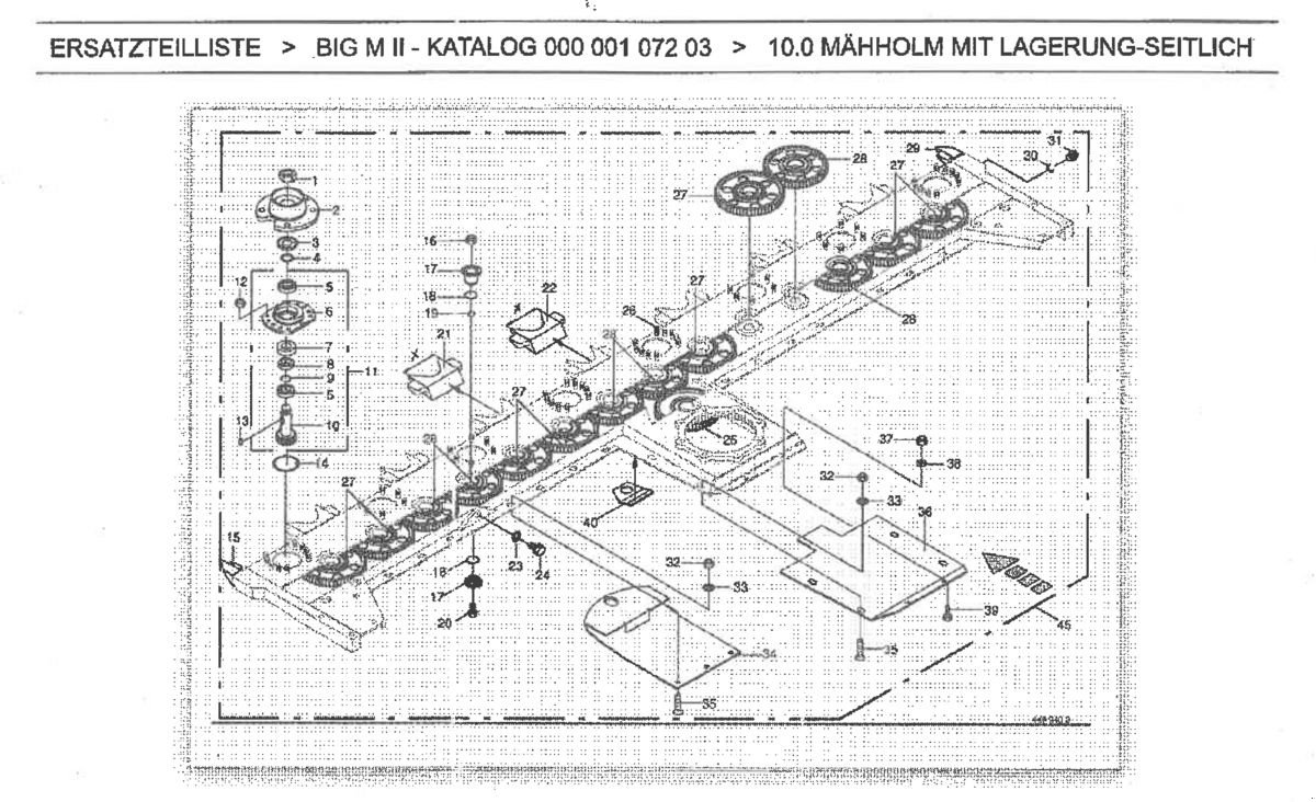 Sonstige Teile типа Krone Mähbalken BIG M II, Gebrauchtmaschine в Villach (Фотография 4)