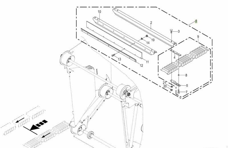 Sonstige Teile del tipo Krone Rollboden Comprima F125 XC, Gebrauchtmaschine en Villach (Imagen 5)