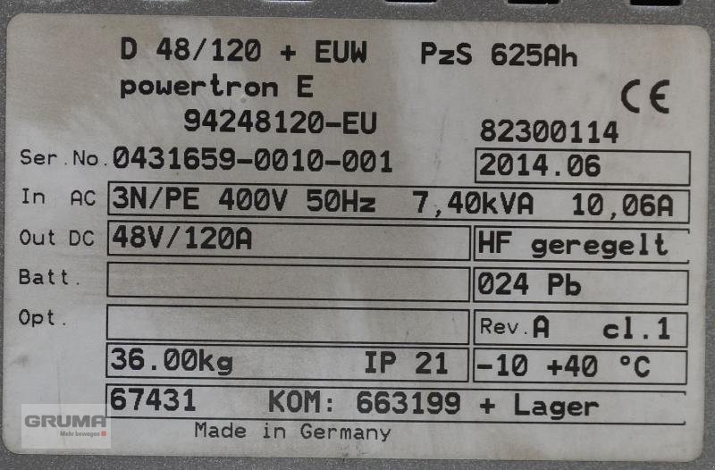 Sonstige Teile του τύπου Rottmann Automation Powertron E  D 48V/  120A, Gebrauchtmaschine σε Friedberg-Derching (Φωτογραφία 6)