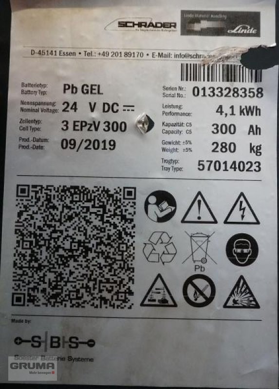 Sonstige Teile tip Sonstige 24 Volt 3 PzV 300 Ah, Gebrauchtmaschine in Friedberg-Derching (Poză 4)