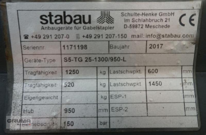 Sonstige Teile tip Stabau S11-ZV-25-TG-S-01, Gebrauchtmaschine in Friedberg-Derching (Poză 6)