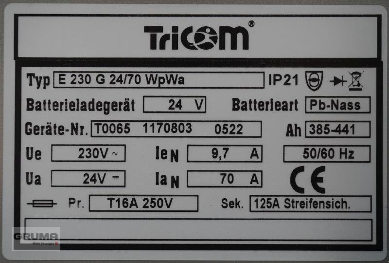 Sonstige Teile des Typs TriCOM TriCOM XL E 230 G 24/70 WPWa, Gebrauchtmaschine in Friedberg-Derching (Bild 6)