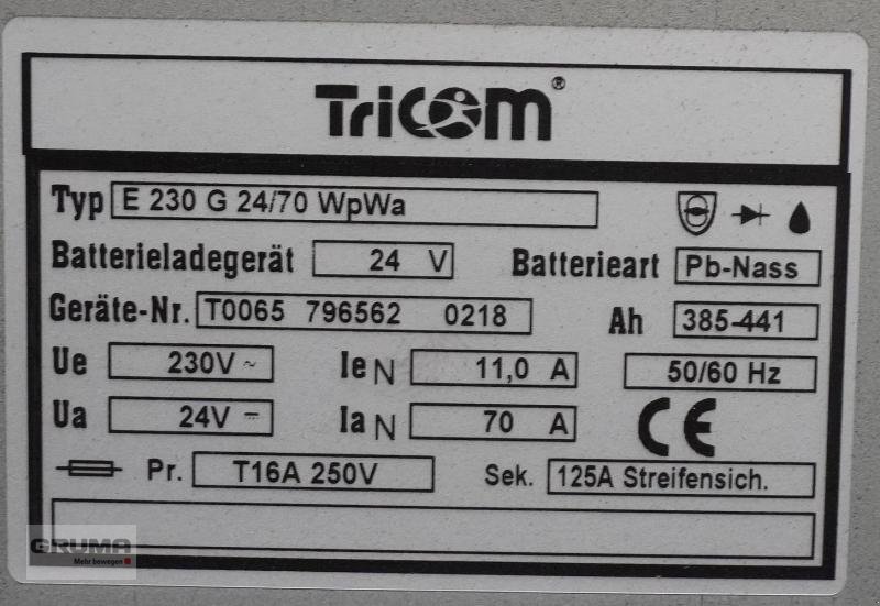 Sonstige Teile typu TriCOM Tricom XL  E 230 G 24V/70 A WpWa, Gebrauchtmaschine v Friedberg-Derching (Obrázok 6)