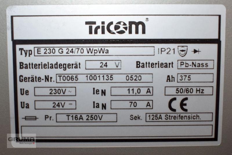 Sonstige Teile typu TriCOM TriCOM XL E 24V / 70A, Gebrauchtmaschine w Friedberg-Derching (Zdjęcie 4)