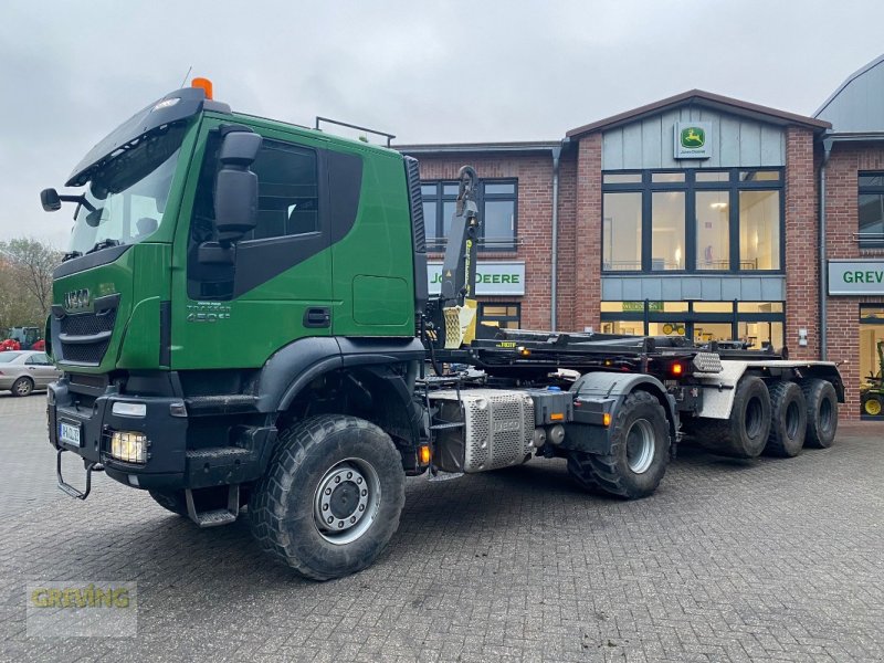 Sonstige Traktoren des Typs Iveco Agrotruck Trakker 450EE inkl. Krampe Hakenlift, Gebrauchtmaschine in Ahaus (Bild 1)