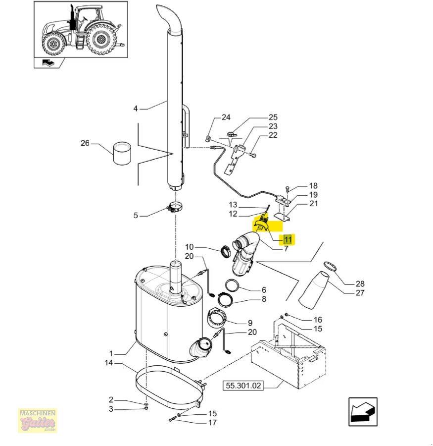 Sonstige Traktorteile a típus New Holland CNH 47511724 // 8424702 Modul Injector DE NOx, Neumaschine ekkor: Kötschach (Kép 5)