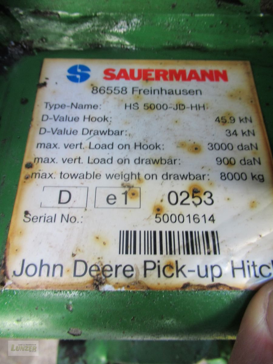 Sonstige Traktorteile du type Sonstige Hitch Anhängevorrichtung für John Deere 5820, Gebrauchtmaschine en Kaumberg (Photo 2)