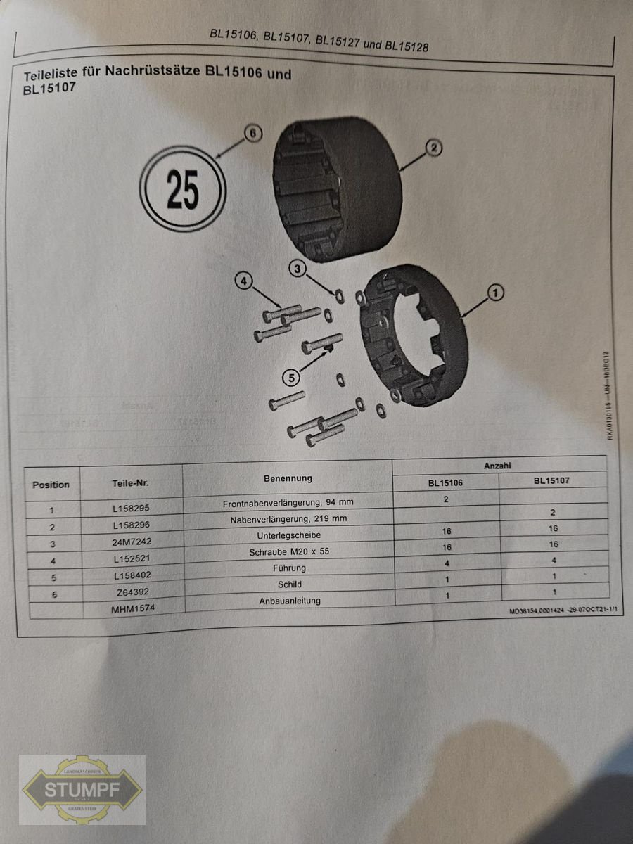 Sonstige Traktorteile a típus Sonstige John Derre, Gebrauchtmaschine ekkor: Grafenstein (Kép 4)