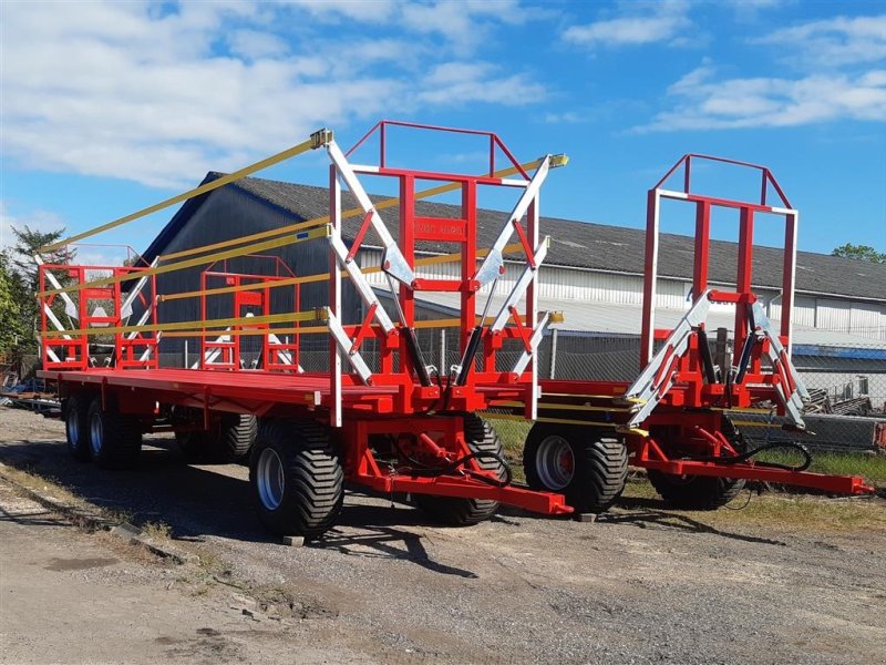 Sonstige Transporttechnik Türe ait Agro Halmvogn med hydraulisk ballesikring, Gebrauchtmaschine içinde Kjellerup