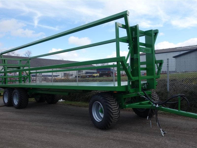 Sonstige Transporttechnik del tipo Agro Halmvogn med hydraulisk ballesikring, Gebrauchtmaschine In Kjellerup