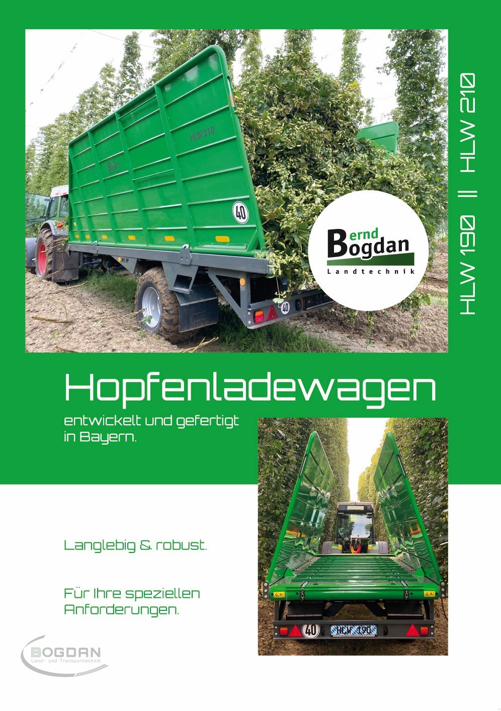 Sonstige Transporttechnik del tipo Bogdan HLW 210, Neumaschine en Rohr i. NB (Imagen 4)