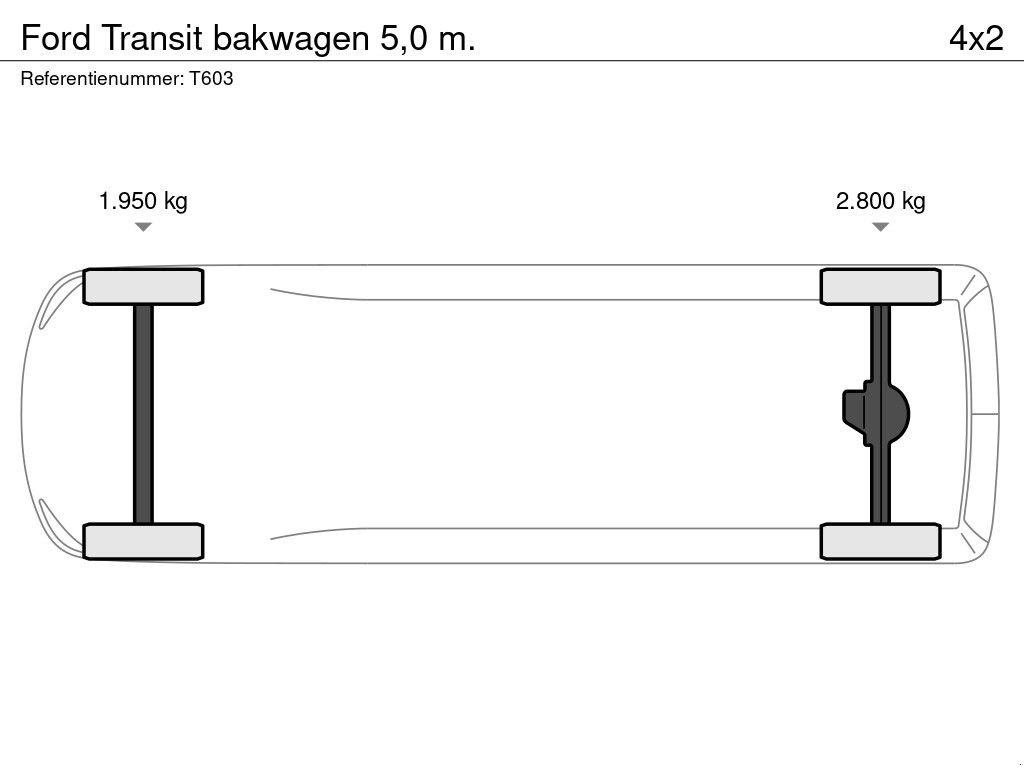 Sonstige Transporttechnik del tipo Ford Transit bakwagen 5,0 m., Gebrauchtmaschine en Groenekan (Imagen 11)
