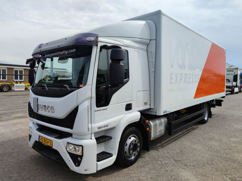 Sonstige Transporttechnik del tipo Iveco EUROCARGO 120-210 4x2 Sleeper Euro6 - GeslotenBakw 7.25m + Laadk, Gebrauchtmaschine en Oud Gastel (Imagen 1)