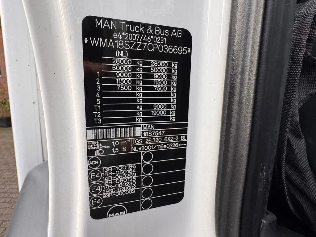 Sonstige Transporttechnik des Typs MAN TGS 26.320 7.7M Koffer Lenkachse 2.500KG LBW 291.220KM!, Gebrauchtmaschine in Saasveld (Bild 11)