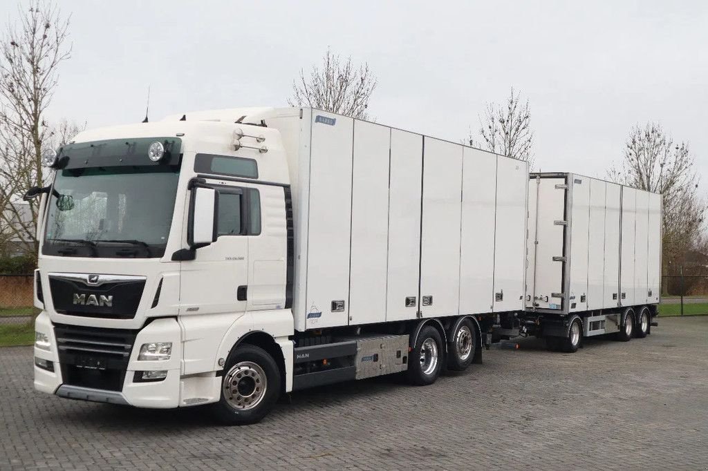 Sonstige Transporttechnik van het type MAN TGX 28.580 6X2 RETARDER SIDE OPEN TRAILER EURO 6, Gebrauchtmaschine in Marknesse (Foto 1)