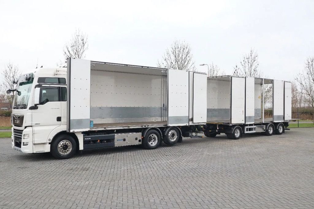 Sonstige Transporttechnik van het type MAN TGX 28.580 6X2 RETARDER SIDE OPEN TRAILER EURO 6, Gebrauchtmaschine in Marknesse (Foto 3)