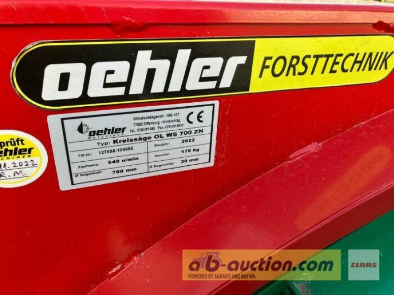 Sonstige Transporttechnik del tipo Oehler OL WS 700 KREISSÄGE AB-AUCTION, Neumaschine en Gefrees (Imagen 5)