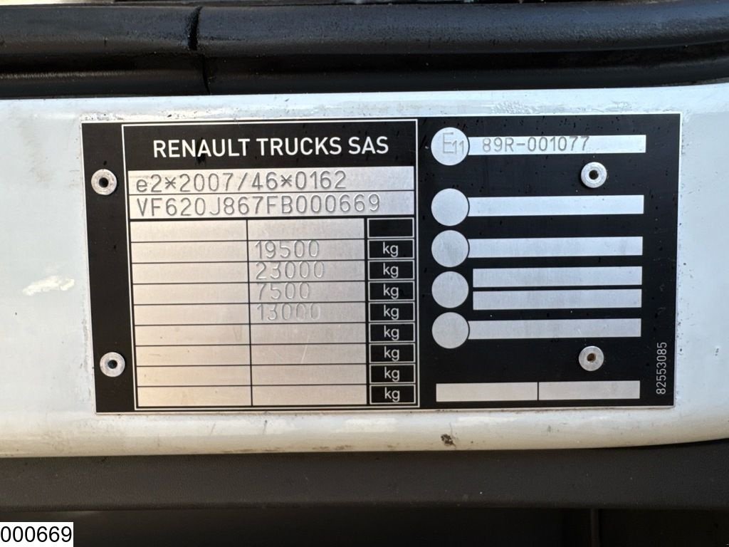 Sonstige Transporttechnik del tipo Renault D Wide 320 EURO 6, Palfinger, Gebrauchtmaschine In Ede (Immagine 7)