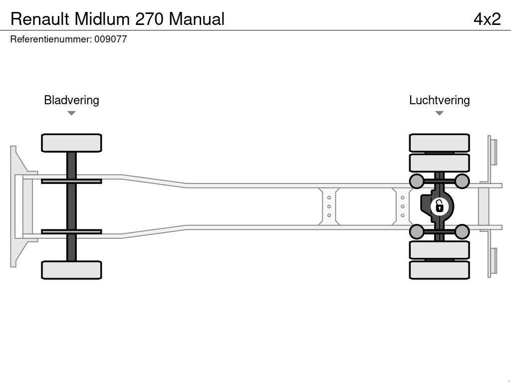 Sonstige Transporttechnik typu Renault Midlum 270 Manual, Gebrauchtmaschine v Ede (Obrázek 10)