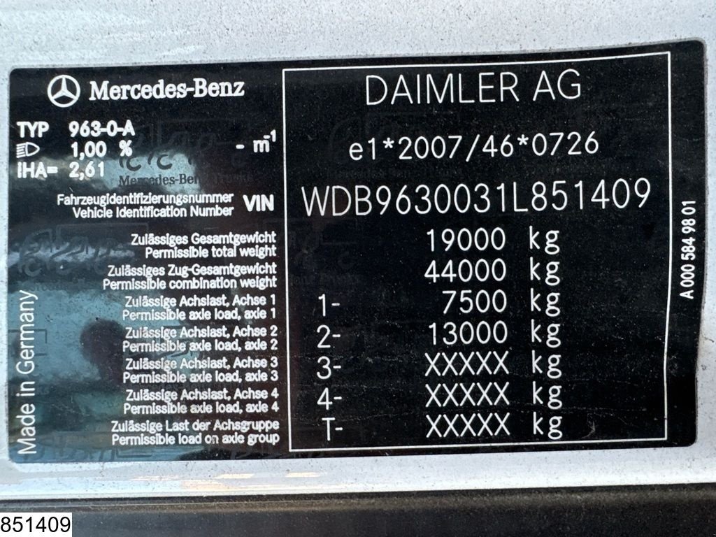 Sonstige Transporttechnik del tipo Sonstige Mercedes Benz Antos 1842 EURO 6, Dhollandia, Combi, Gebrauchtmaschine In Ede (Immagine 8)