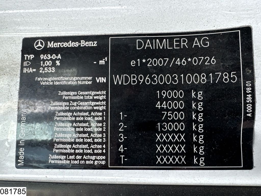 Sonstige Transporttechnik del tipo Sonstige Mercedes Benz Antos 1842 EURO 6, Dhollandia, Combi, Gebrauchtmaschine In Ede (Immagine 8)