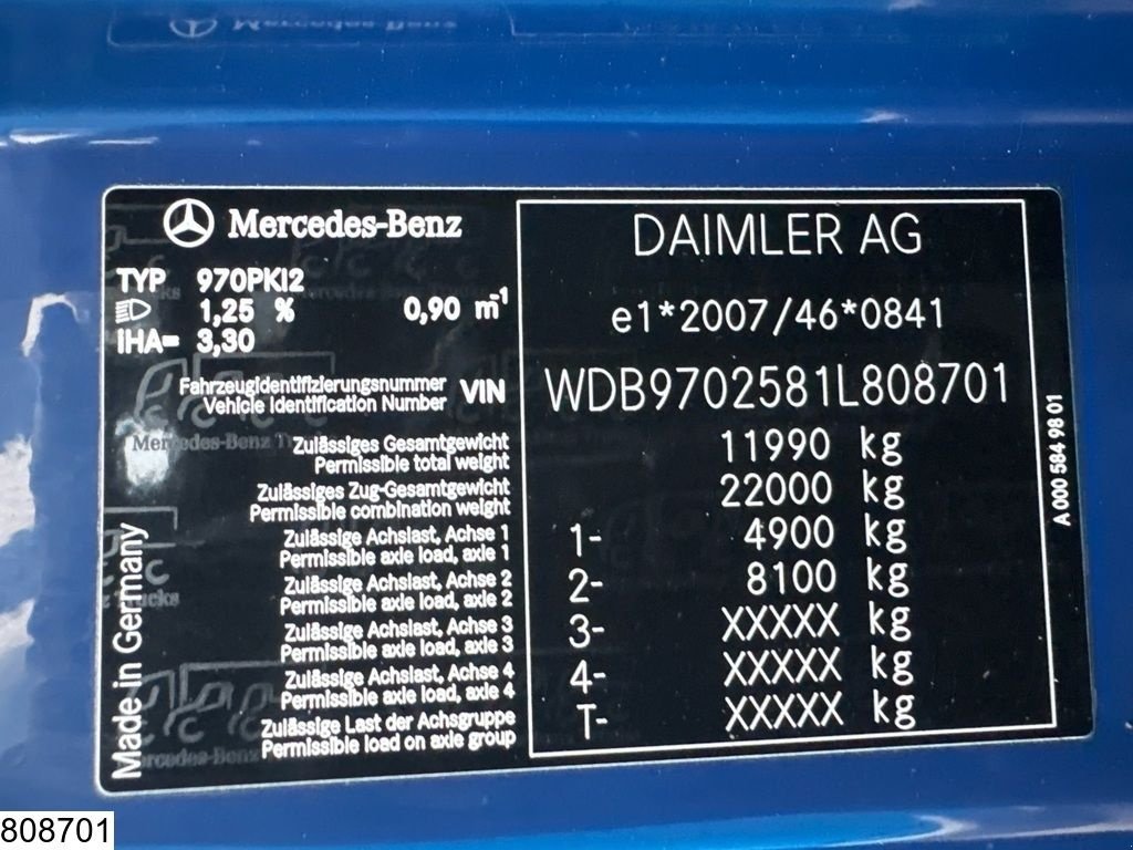 Sonstige Transporttechnik des Typs Sonstige Mercedes Benz Atego 1218 EURO 5, Gebrauchtmaschine in Ede (Bild 10)