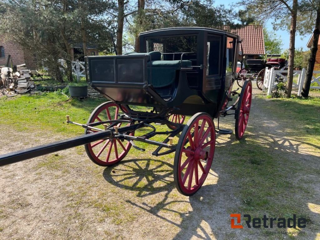 Sonstige Transporttechnik tip Sonstige OLDTIMER GLAS LANDAUER HESTEVOGN, Gebrauchtmaschine in Rødovre (Poză 3)