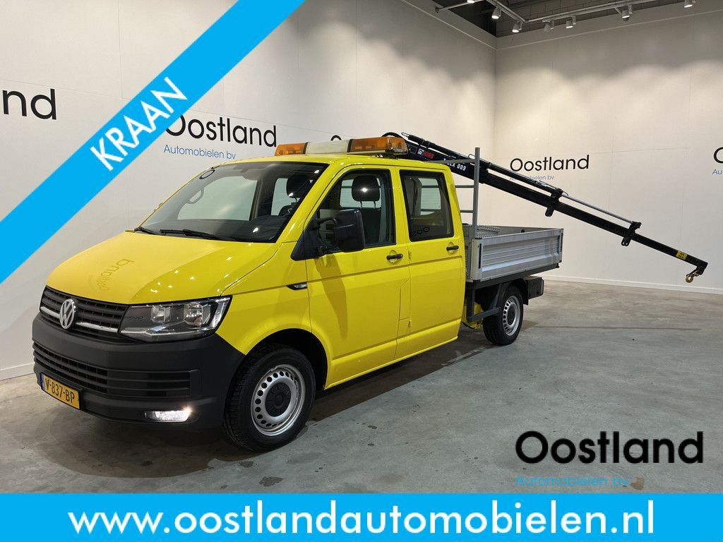 Sonstige Transporttechnik des Typs Volkswagen Transporter 2.0 TDI L2H1 Open Laadbak / Hiab T-CLX 009 Kraan / E, Gebrauchtmaschine in GRONINGEN (Bild 1)