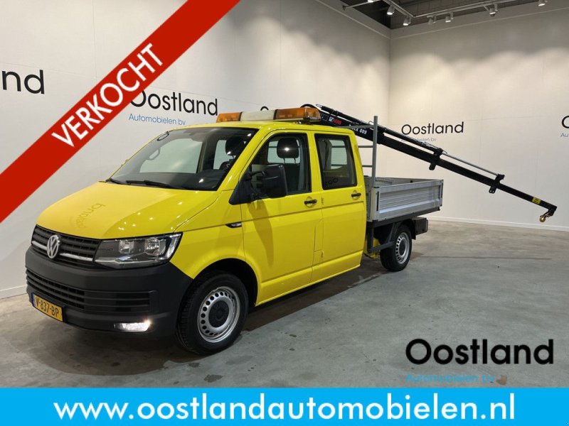 Sonstige Transporttechnik типа Volkswagen Transporter 2.0 TDI L2H1 Open Laadbak / Hiab T-CLX 009 Kraan / E, Gebrauchtmaschine в GRONINGEN (Фотография 1)