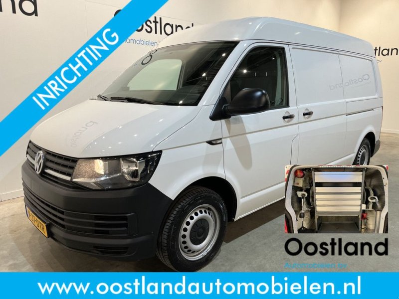 Sonstige Transporttechnik del tipo Volkswagen Transporter 2.0 TDI L2H2 150 PK Hydrauliek Servicebus / Inrichti, Gebrauchtmaschine In GRONINGEN (Immagine 1)