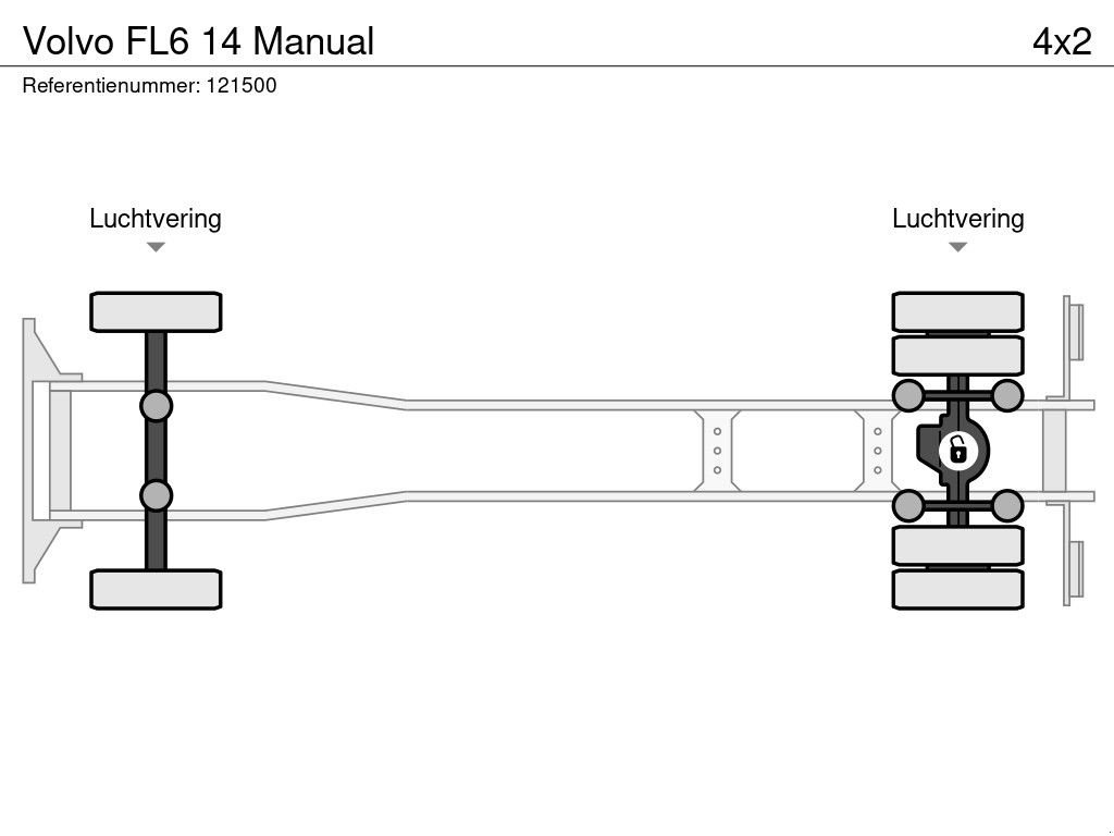 Sonstige Transporttechnik Türe ait Volvo FL6 14 Manual, Gebrauchtmaschine içinde Ede (resim 10)